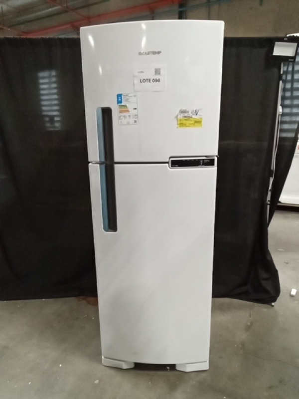 (01) REFRIGERADOR BRASTEMP BRM44HB 375L 220V BRANCO