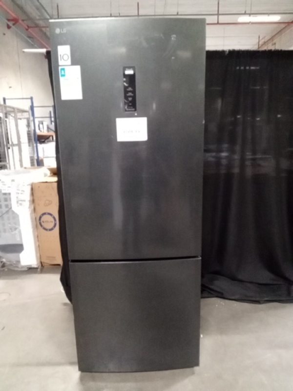 (01) REFRIGERADOR INVERSE 451L LG GC-B569NQLC 127V BLACK INOX
